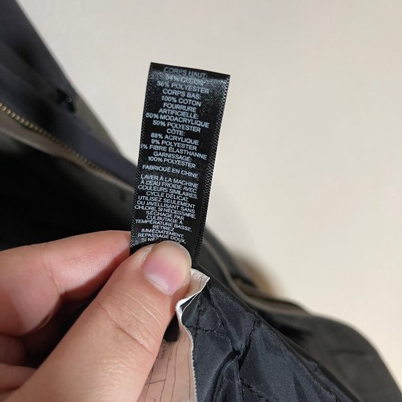 Express Black & Green Contrast Jacket Coat - XS - Picture 15 of 16